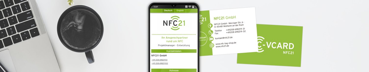 Über NFC-vCard