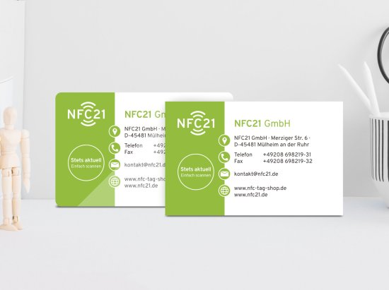 Individualize NFC-vCard